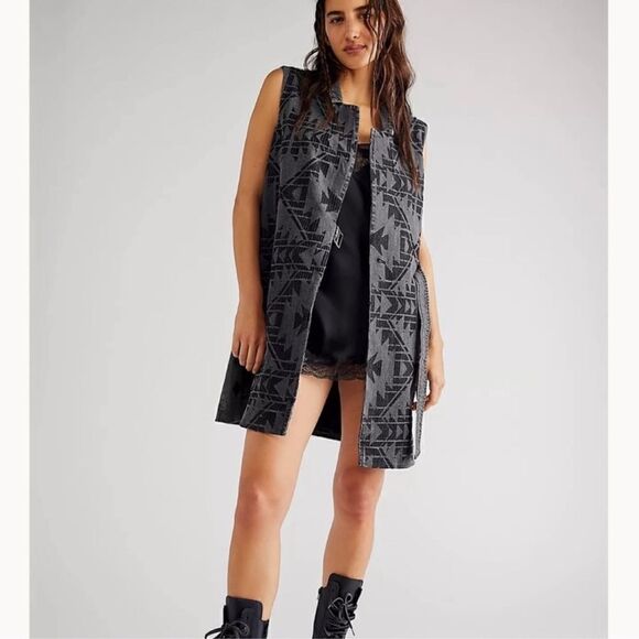 Free People Nordic Clash Vest (Size: S) NWT - Picture 1 of 8